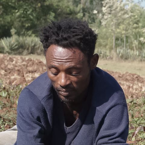 Elías Dalga, beneficiario de Etiopía.