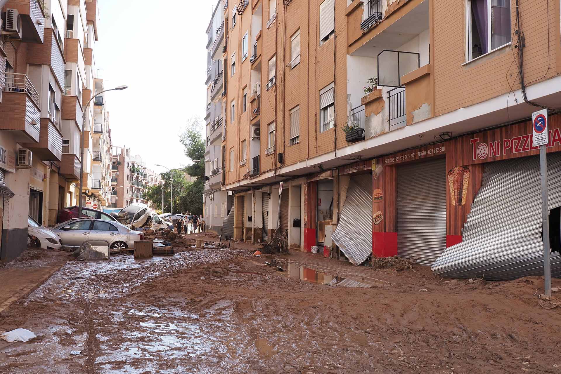 Uno de los pueblos de la Comunidad Valenciana tras la dana