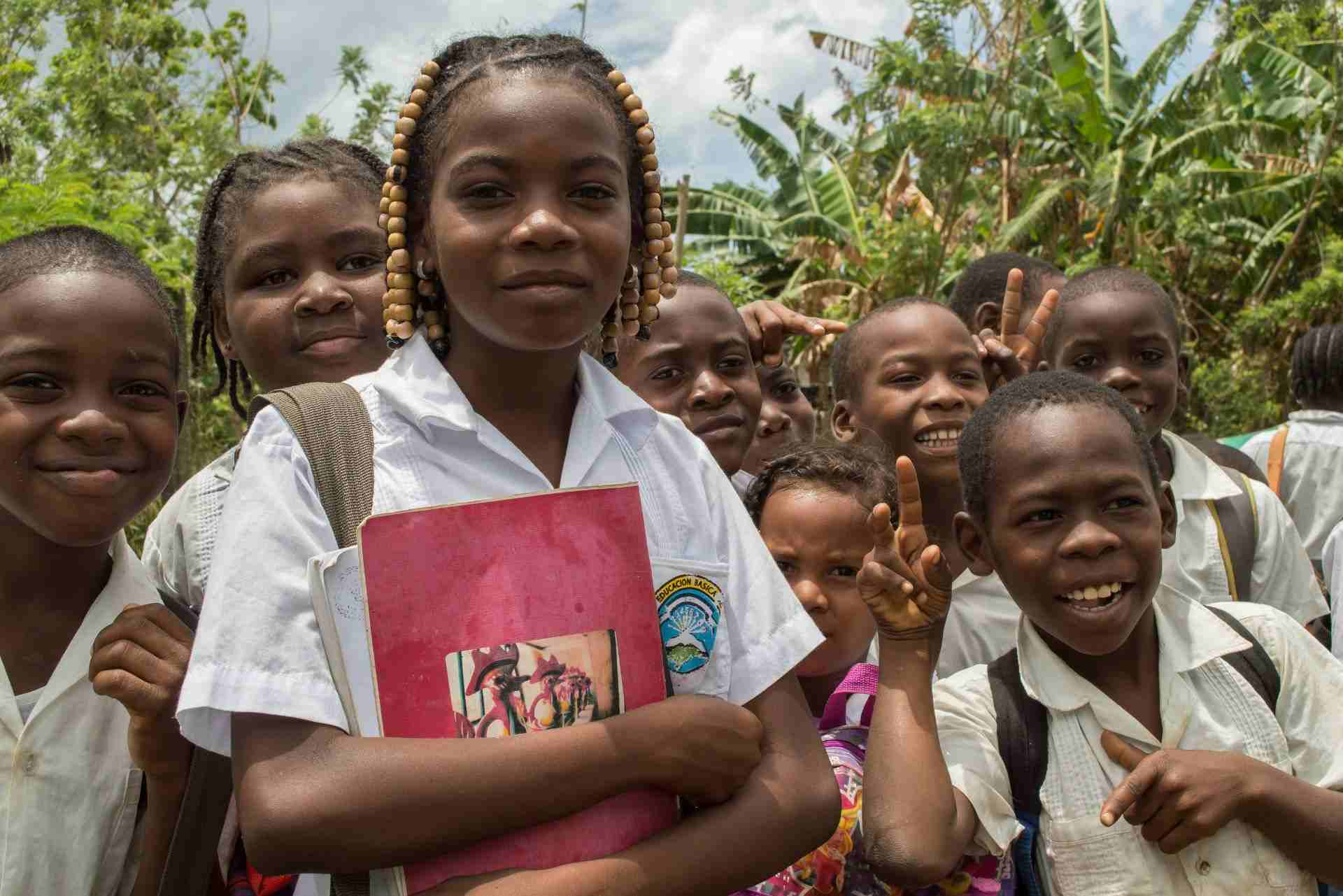 Niños y niñas apadrinadas en Honduras