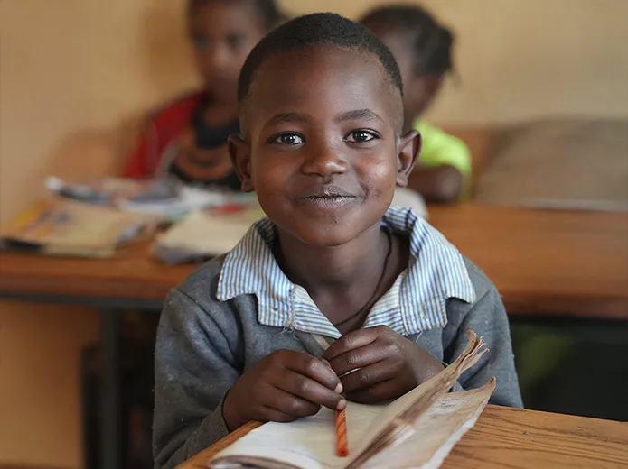 Misganu en la escuela