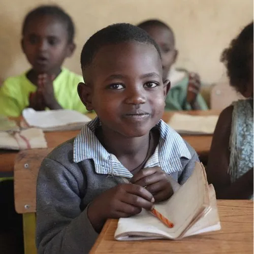 Misganu, niño de Etiopía