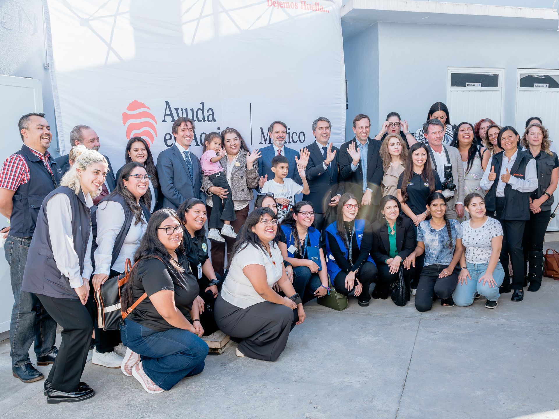 Inauguración de la casa de transición en Tijuana.
