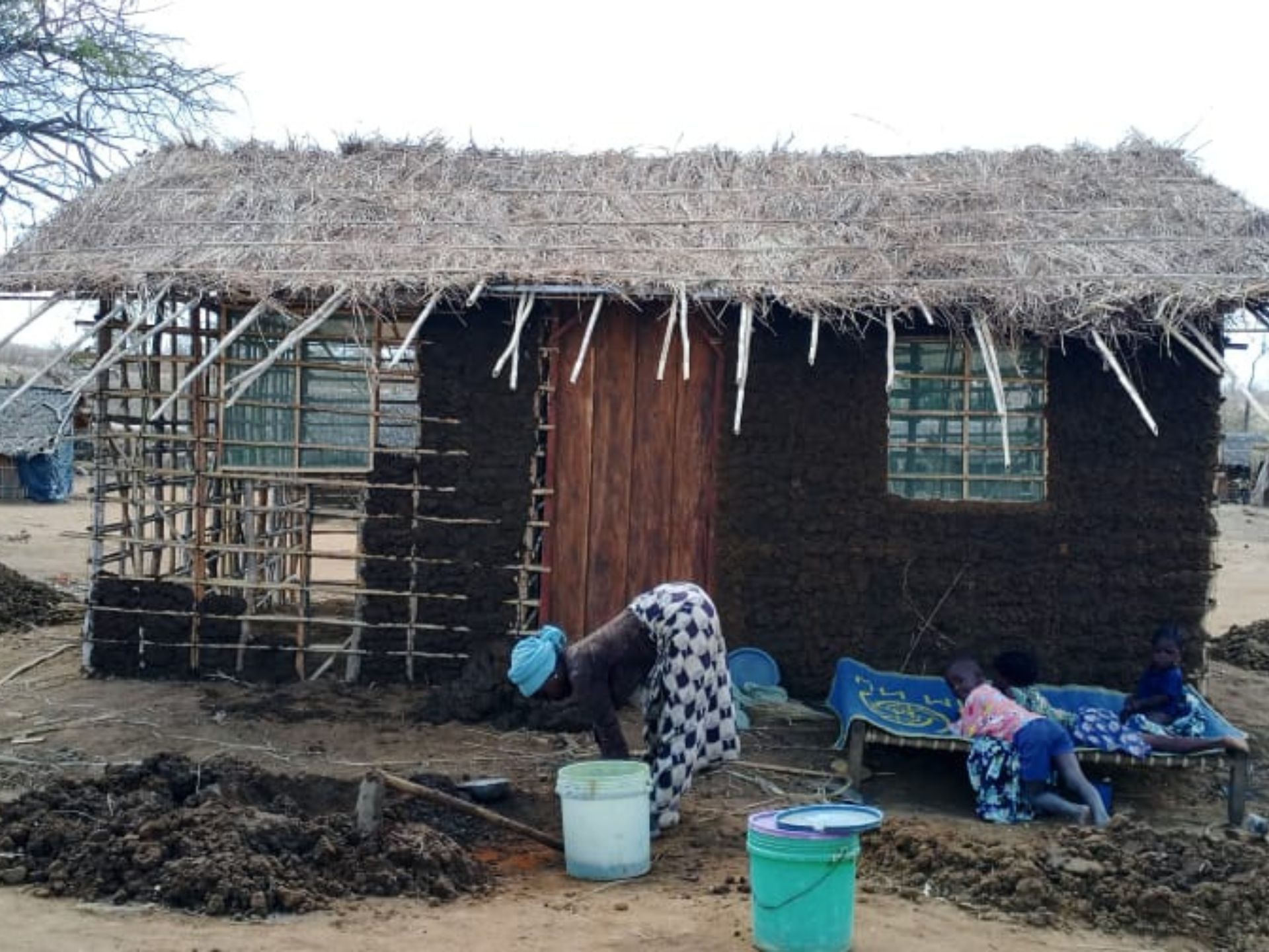 Refugio tras ciclón Chido